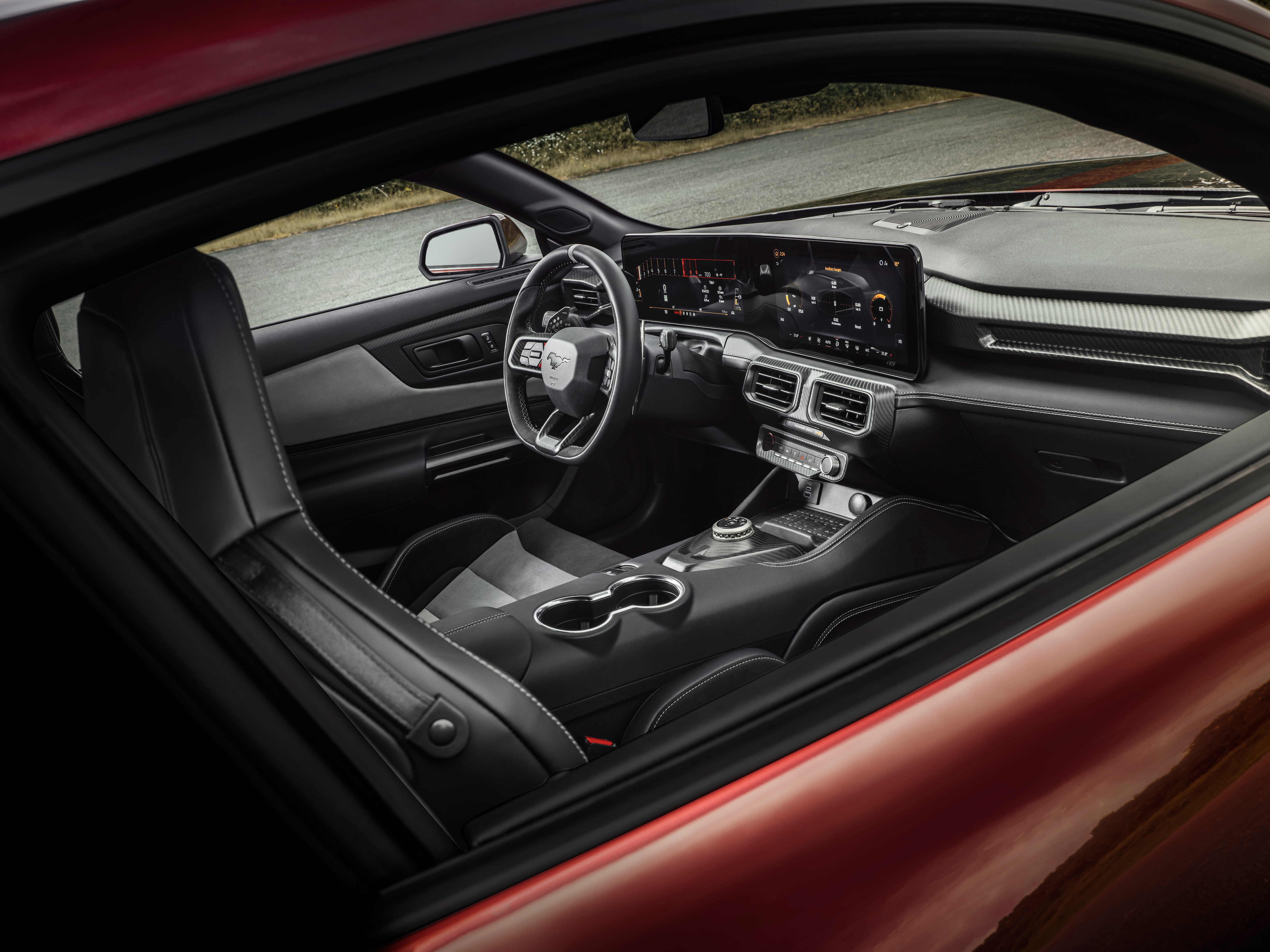 interior of mustang